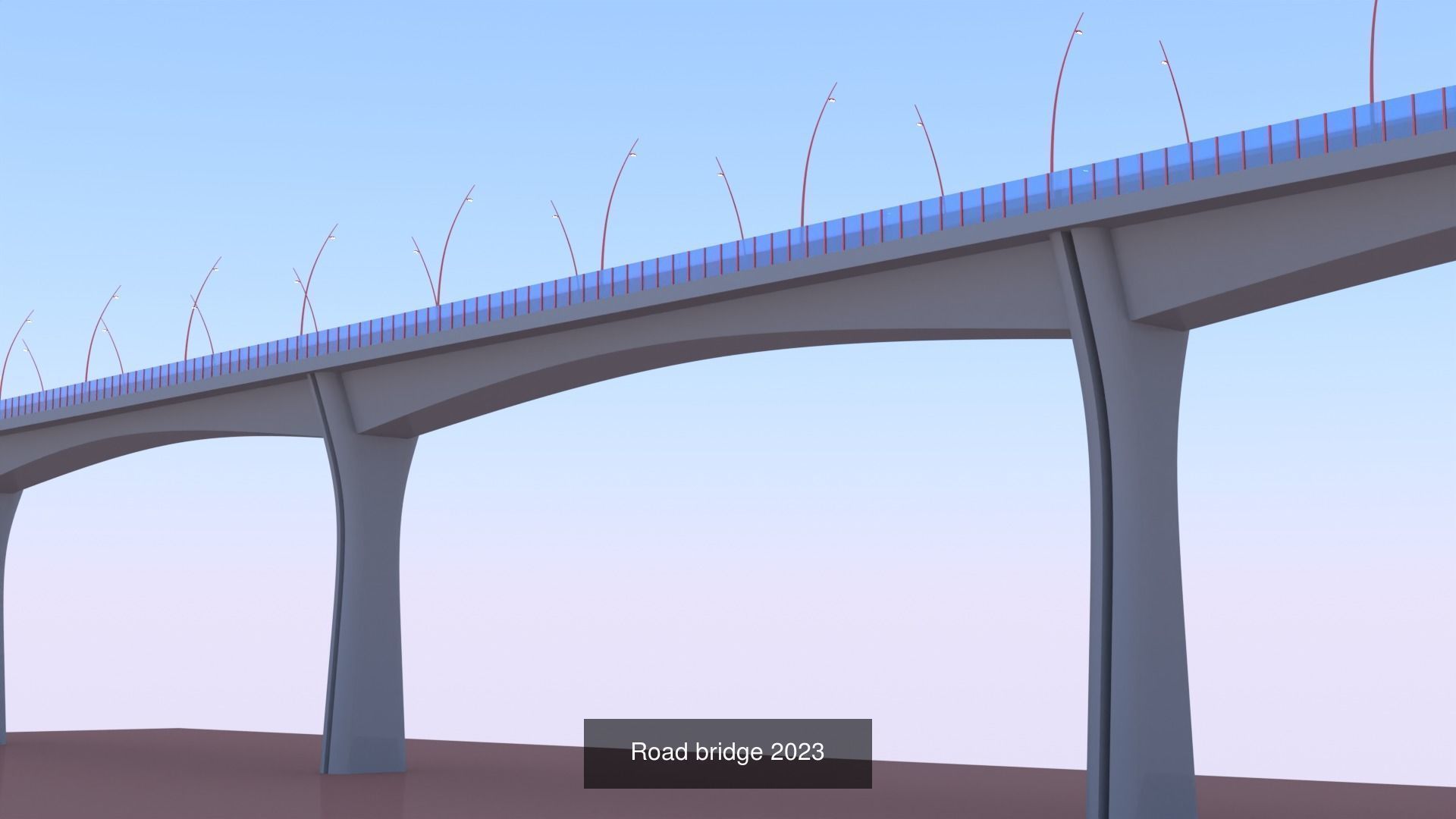 Road and railway bridge II 3D Model Collection_6