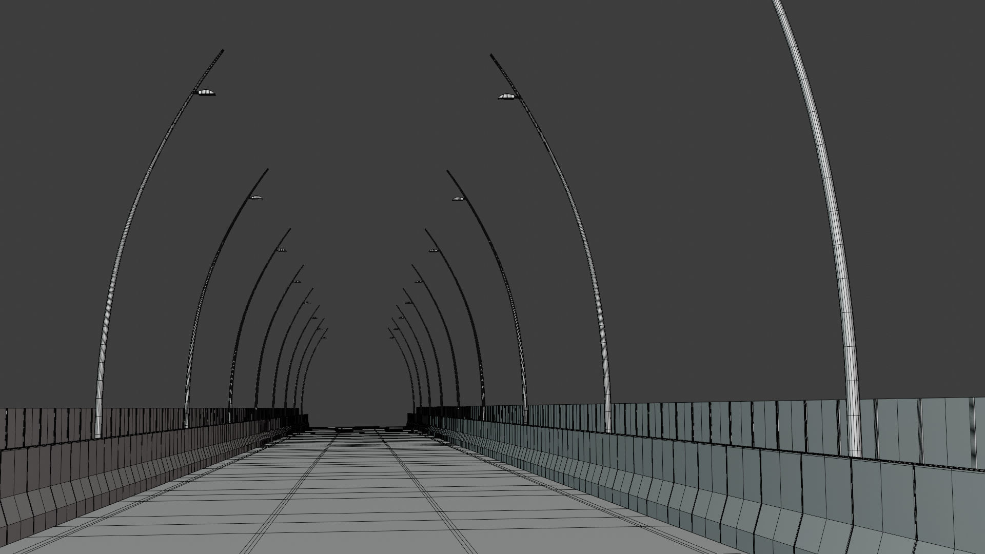 Road and railway bridge II 3D Model Collection_10