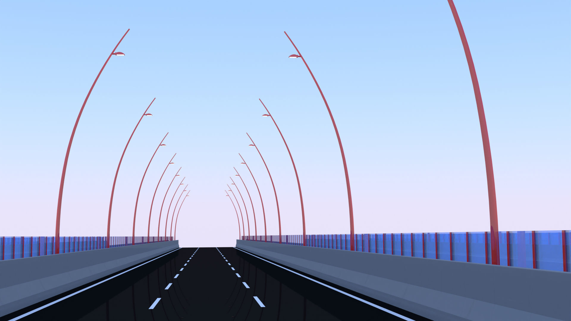 Road and railway bridge II 3D Model Collection_9