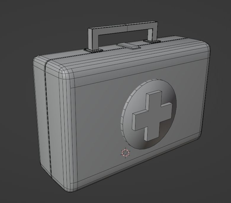 Medkit Model 1 Free low-poly 3D model_2