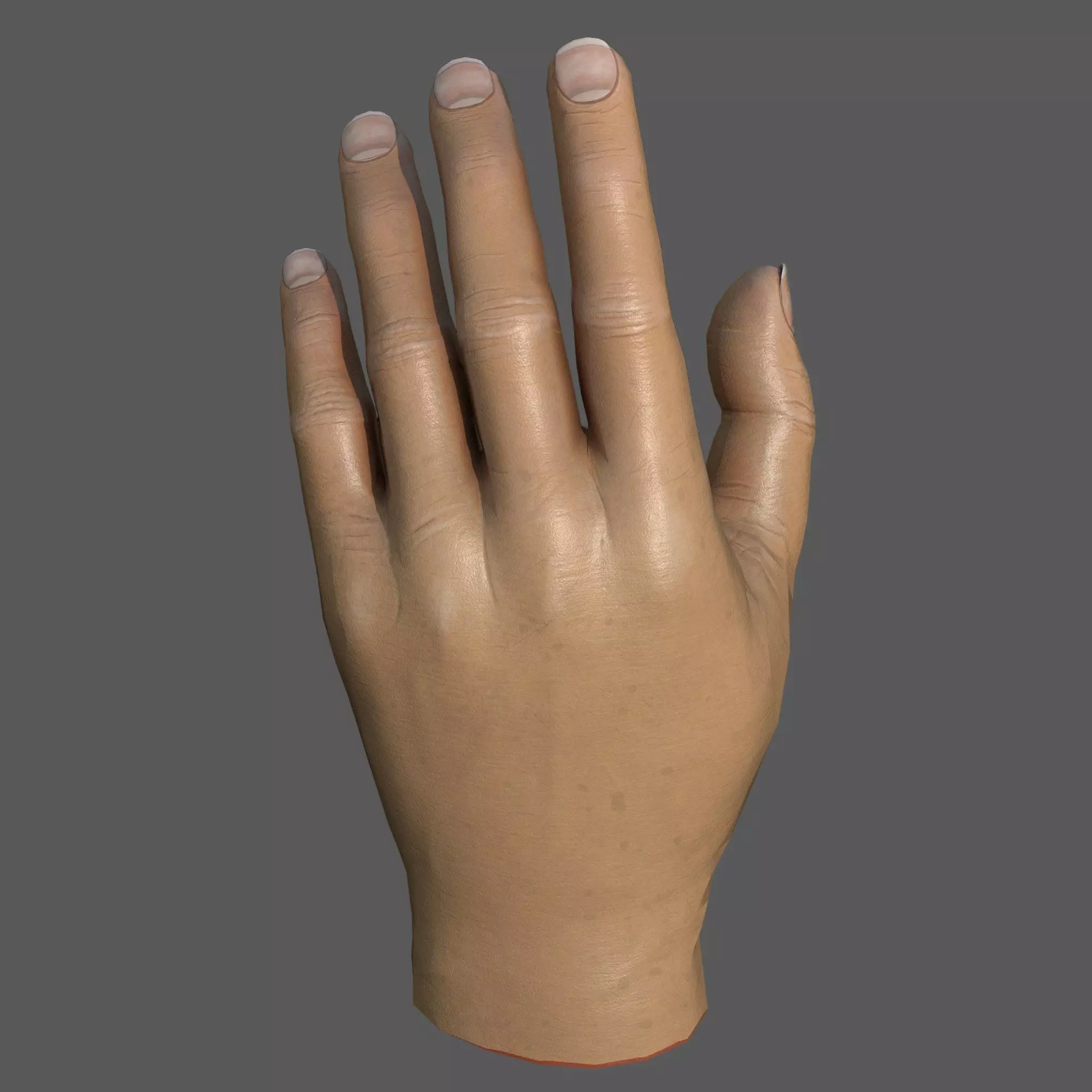 Male Hand Low-poly 3D model