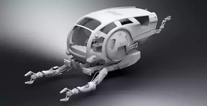 Discovery Workerbee Concept Scale model 3D print model