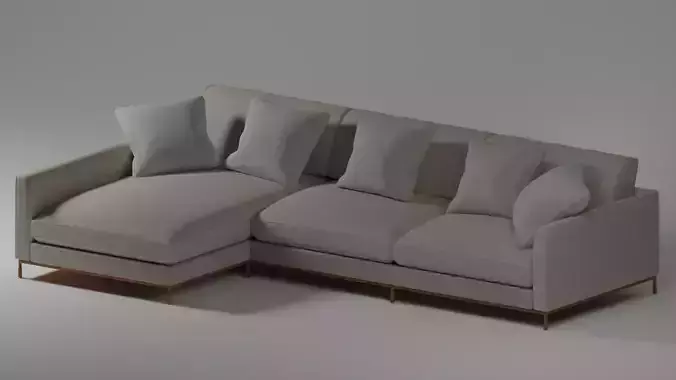 Heavenly 3 Seater Sofa Chaise Long