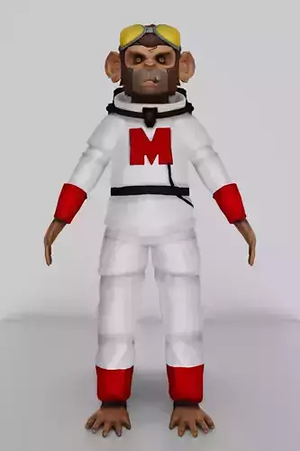 Space Monkey GTAV Free low-poly 3D model