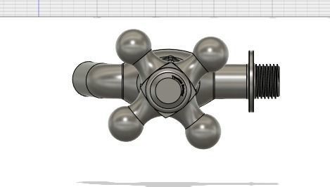 Water Tap  3D print model_8