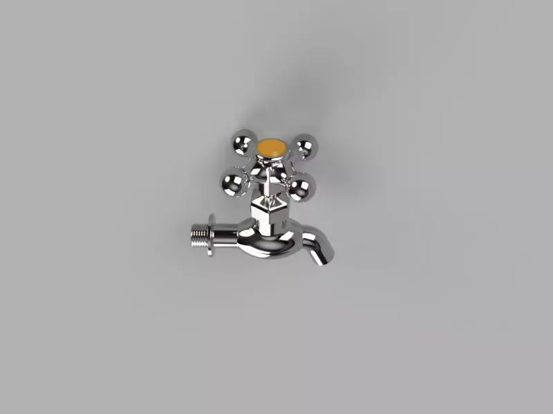 Water Tap  3D print model_0