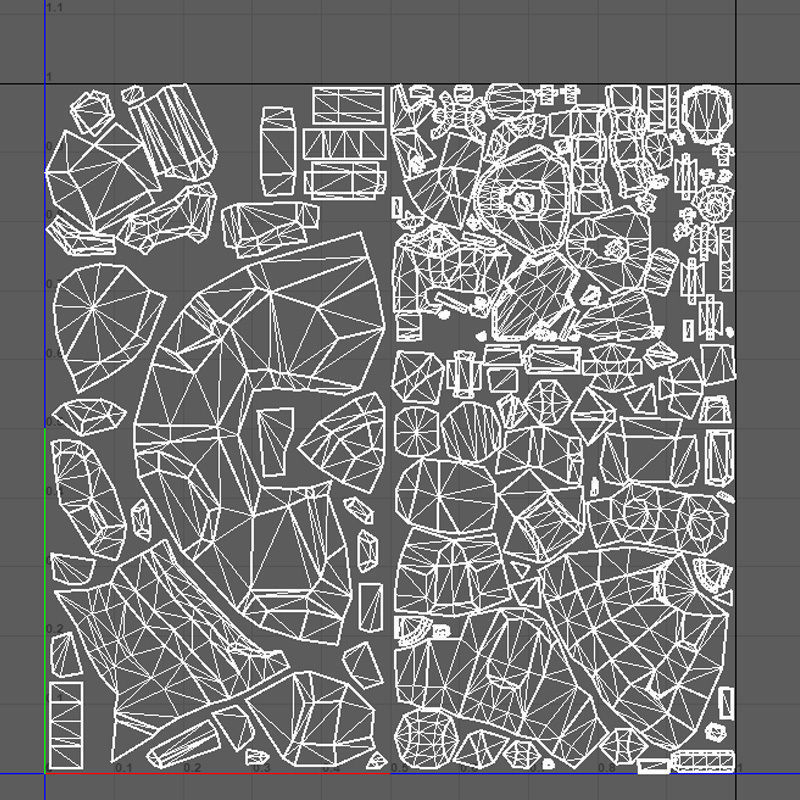High Poly Hero Robot Rigged and Textured 3D model_6