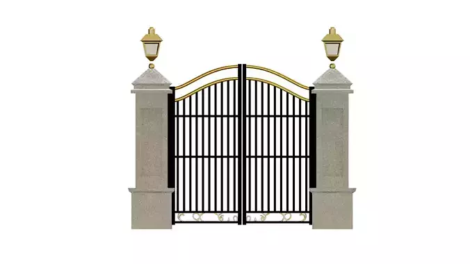 Gate Architectural 3D model Gate Architectural 3D model