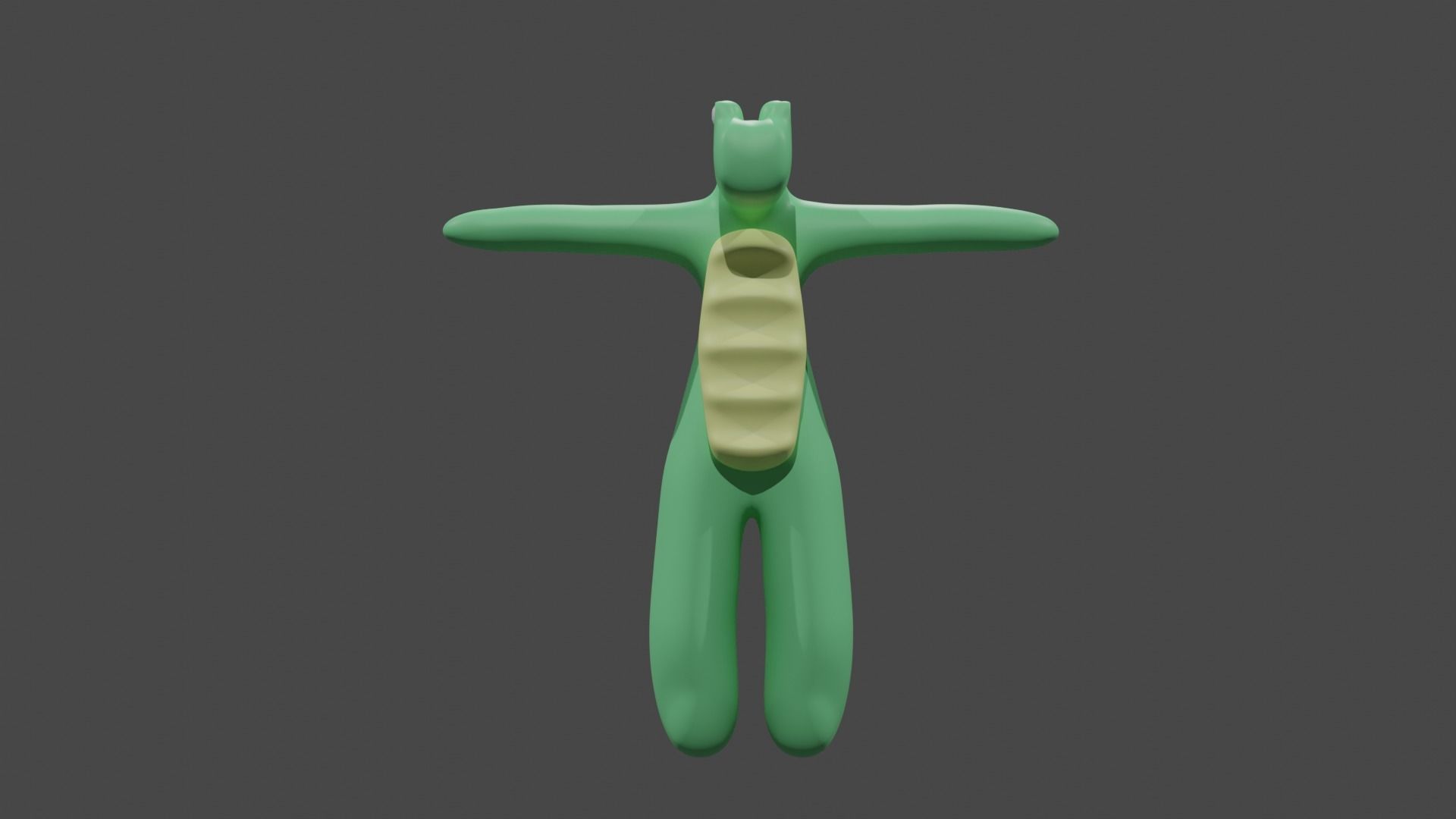 Dino-mite Delight Cartoon 3D Model Roaring with Charm Low-poly 3D model_5