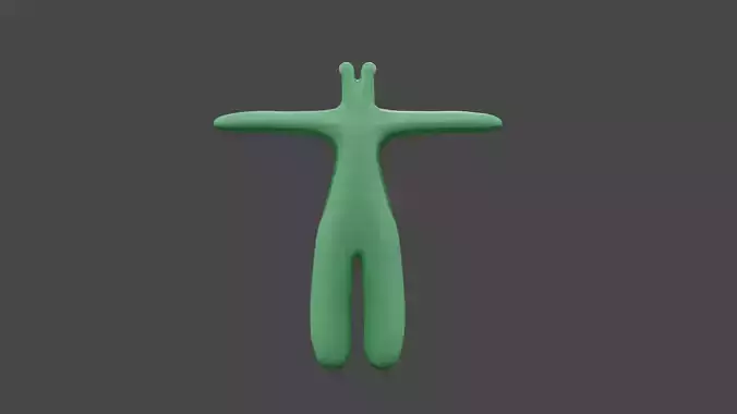 Dino-mite Delight Cartoon 3D Model Roaring with Charm Low-poly 3D model