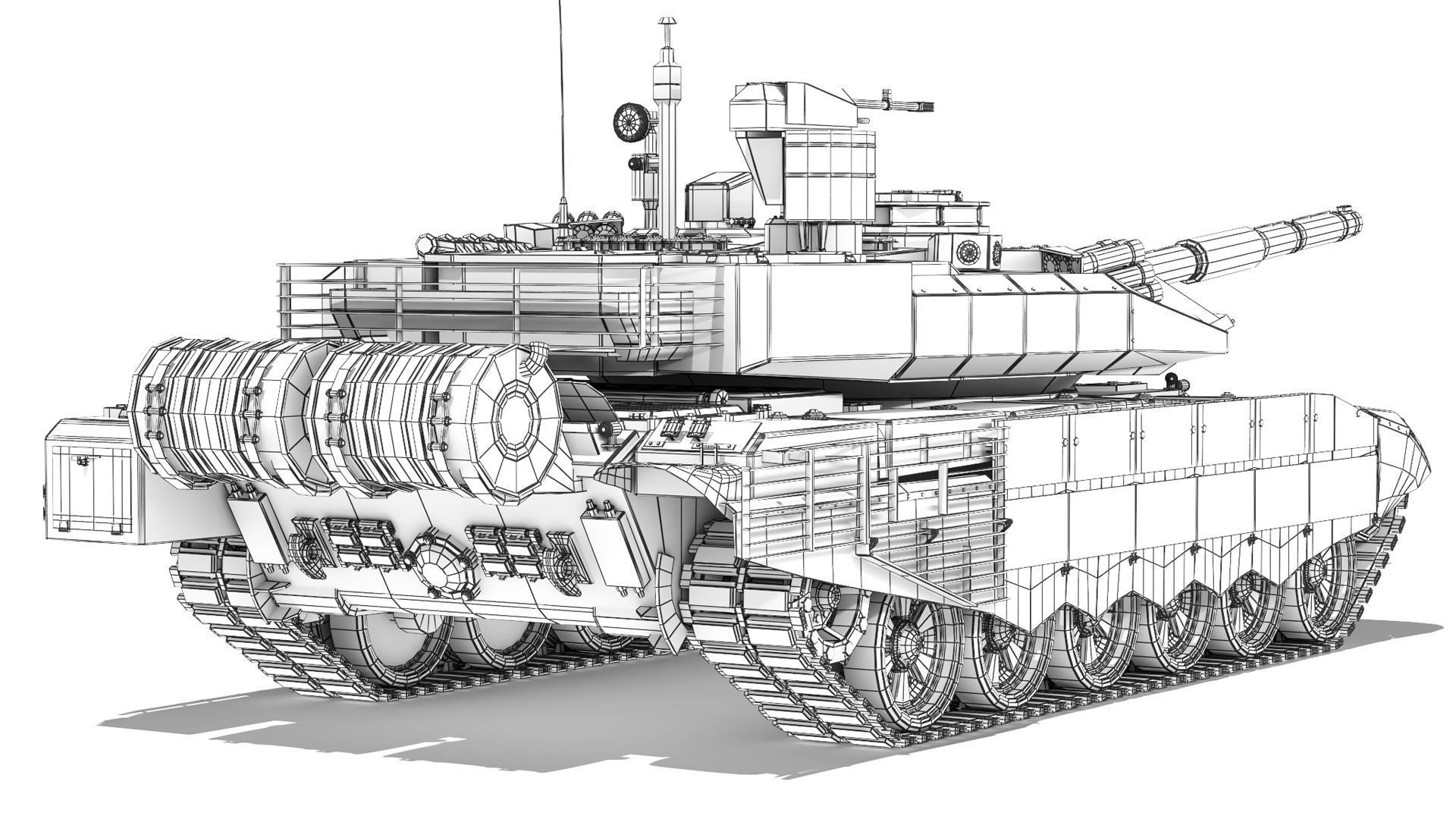 Tank T-90SM 2020 3D model | CGTrader