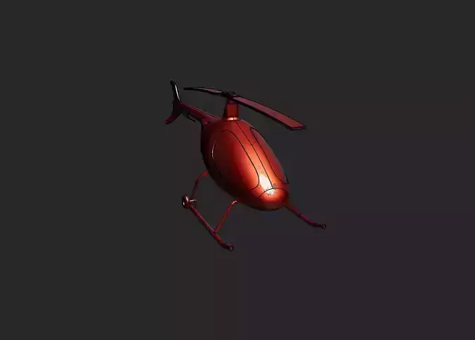 Na 40 Bongo Helicopter 3D print model