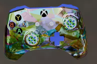 xbox series rgb controller Free low-poly 3D model