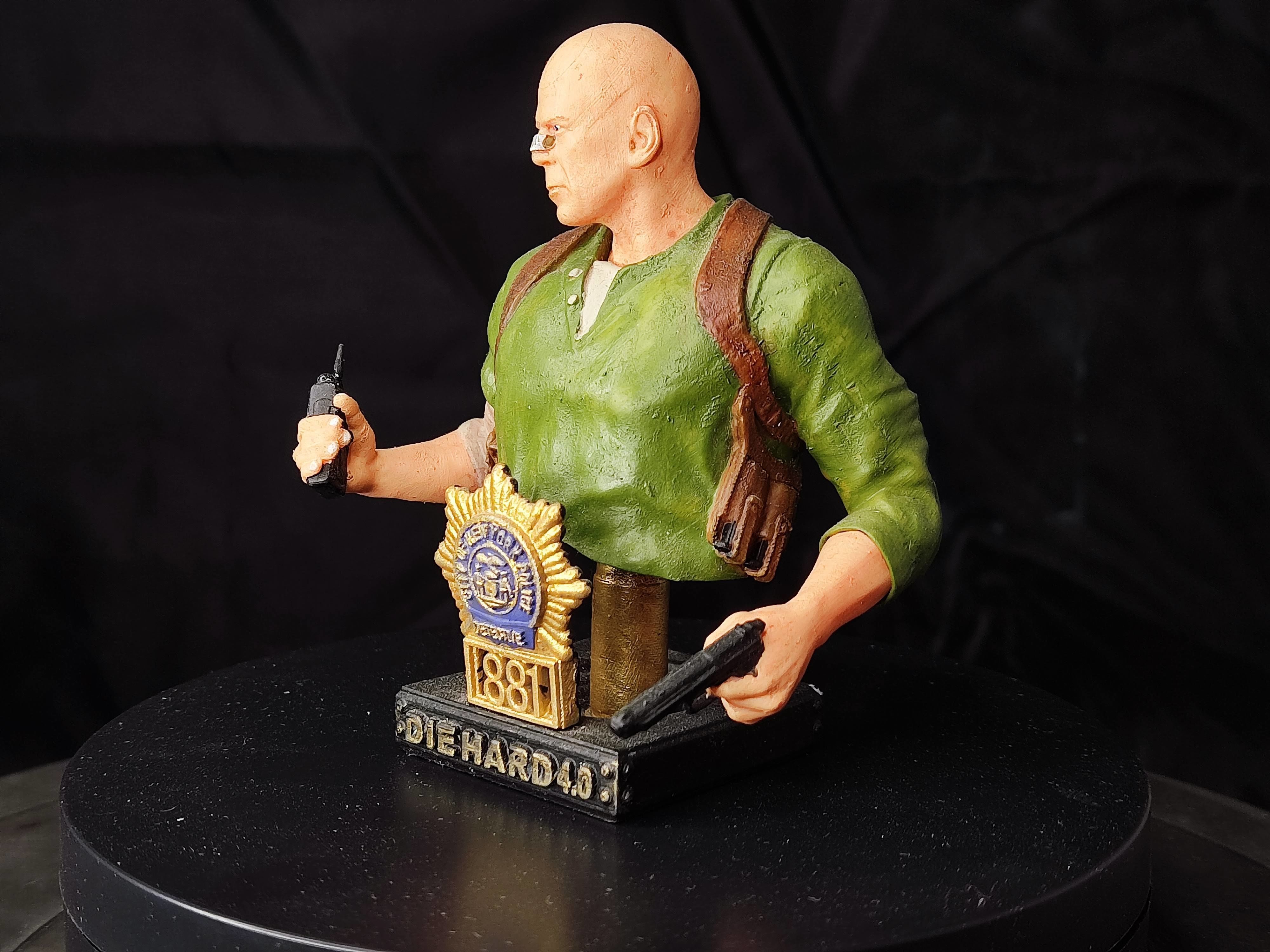 Die Hart  --  Bruce Willis --  Jungla de Cristal  3D print model_1