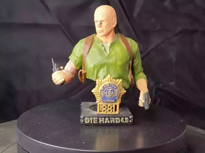 Die Hart  --  Bruce Willis --  Jungla de Cristal  3D print model