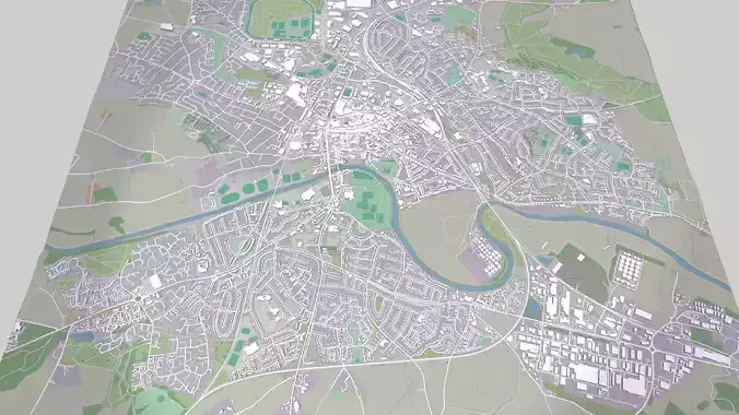 Cityscape Hereford Great Britain 