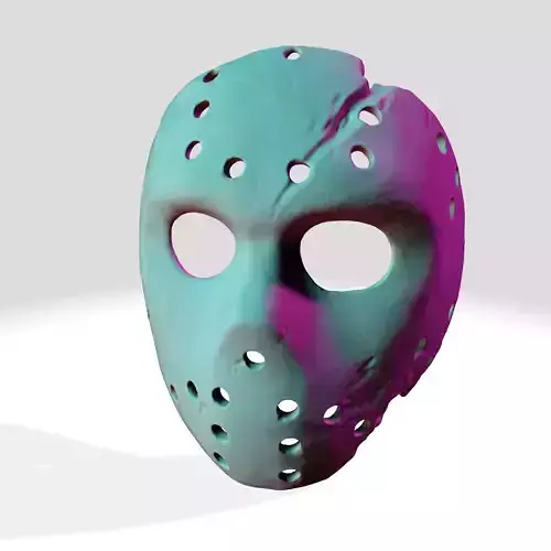 Jason X Voorhees hockey mask 3D print model