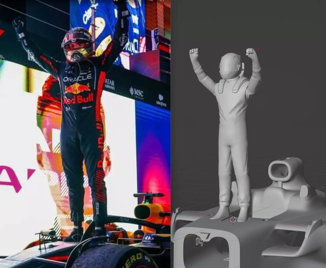 MAX VERSTAPPEN VICTORIA QATAR 3D print model