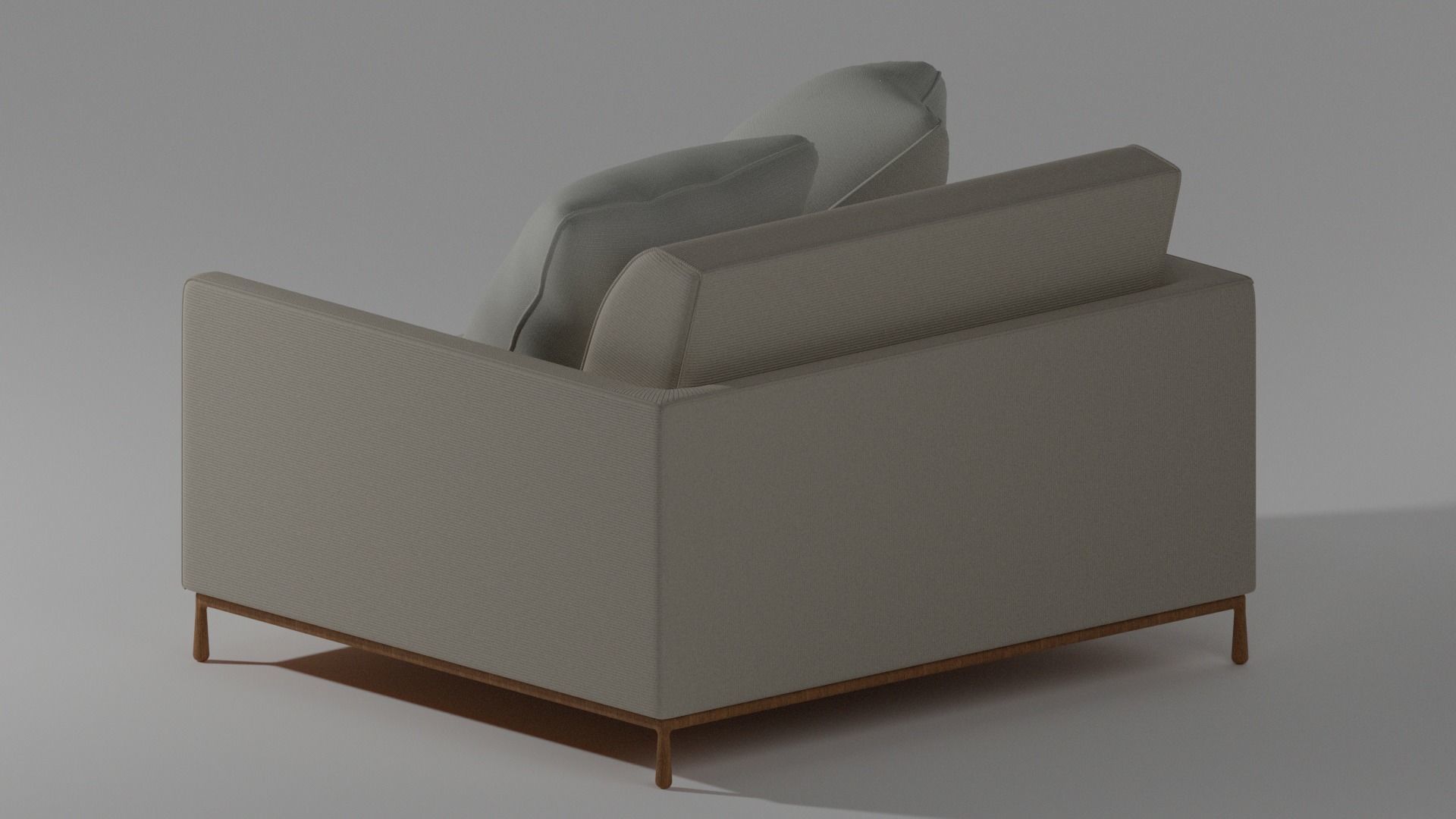 Heavenly 1-Seater Sofa 3D model_5