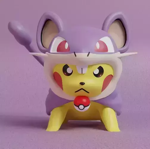 Pokemon - Pikachu Ratatta Cosplay 