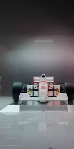 Mclaren MP4 6 with scene