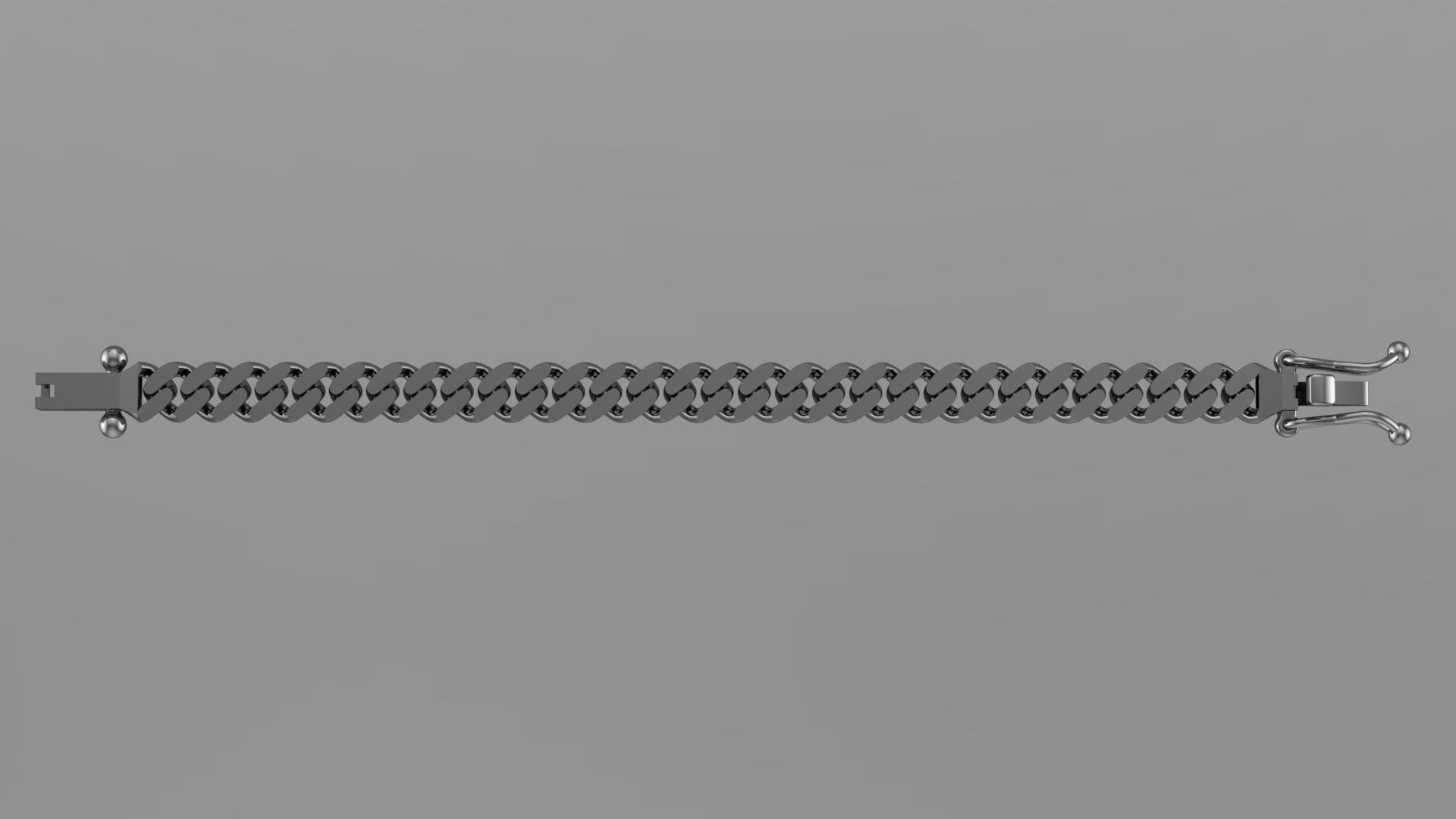 Gurmet Chain Bracelet 3D print model_6