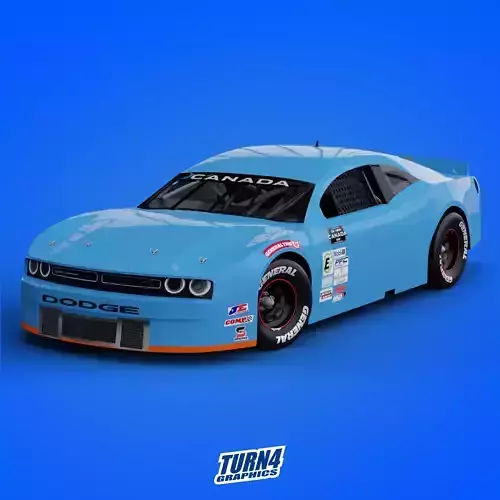NASCAR Canada Series Dodge Challenger  3D model
