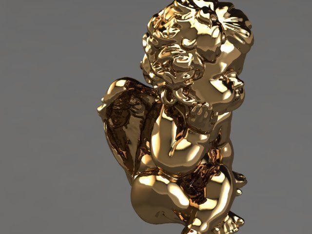 angel 3D print model_12