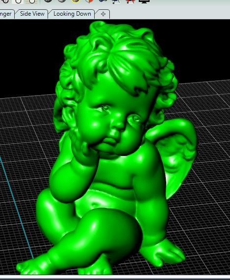 angel 3D print model_6