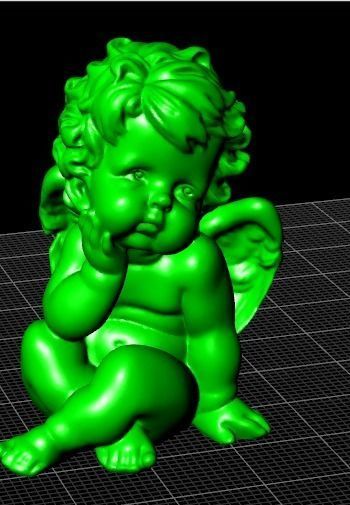 angel 3D print model_4