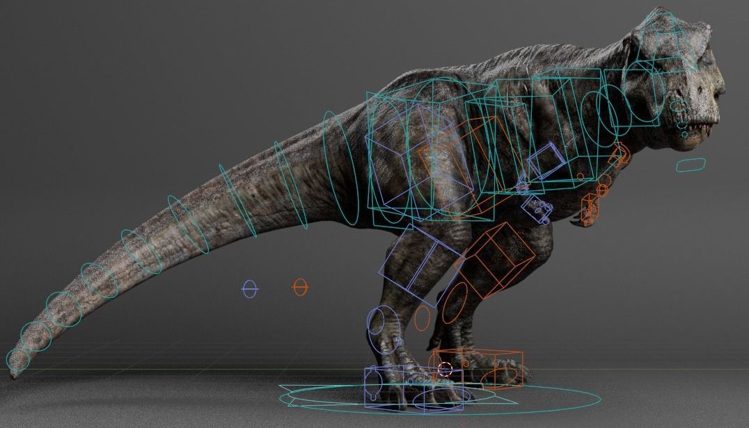TYRANNOSAURUS REX Low-poly 3D model_4