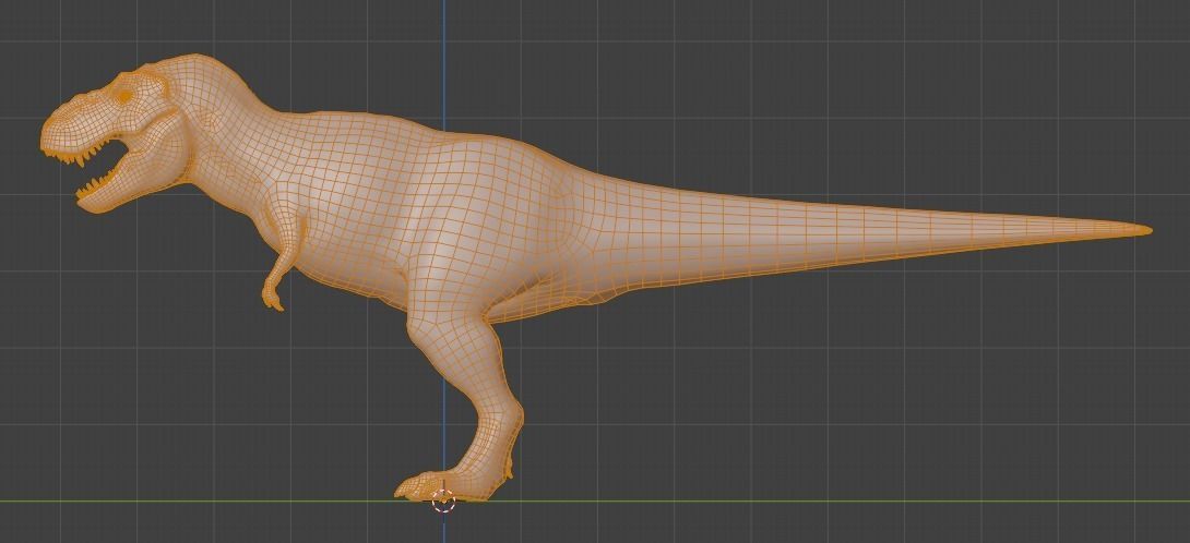 TYRANNOSAURUS REX Low-poly 3D model_5