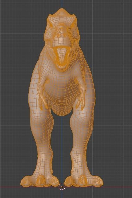 TYRANNOSAURUS REX Low-poly 3D model_6