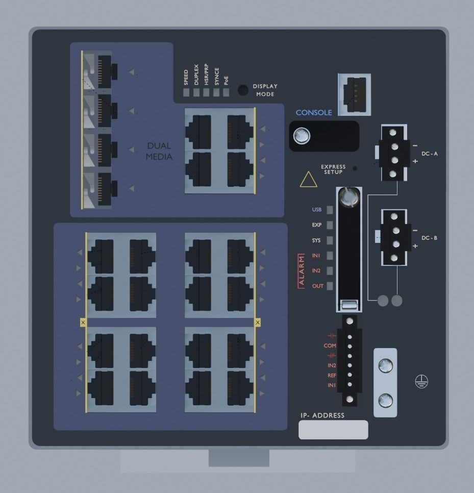  IE 4000 Network Switch 3D Model 3D model_4