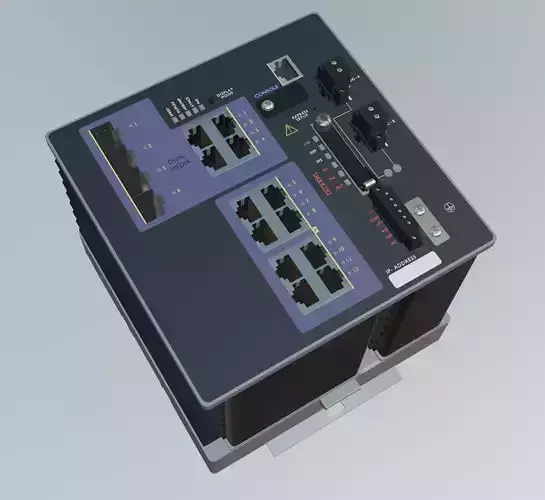 IE 4000 Switch 3D Model