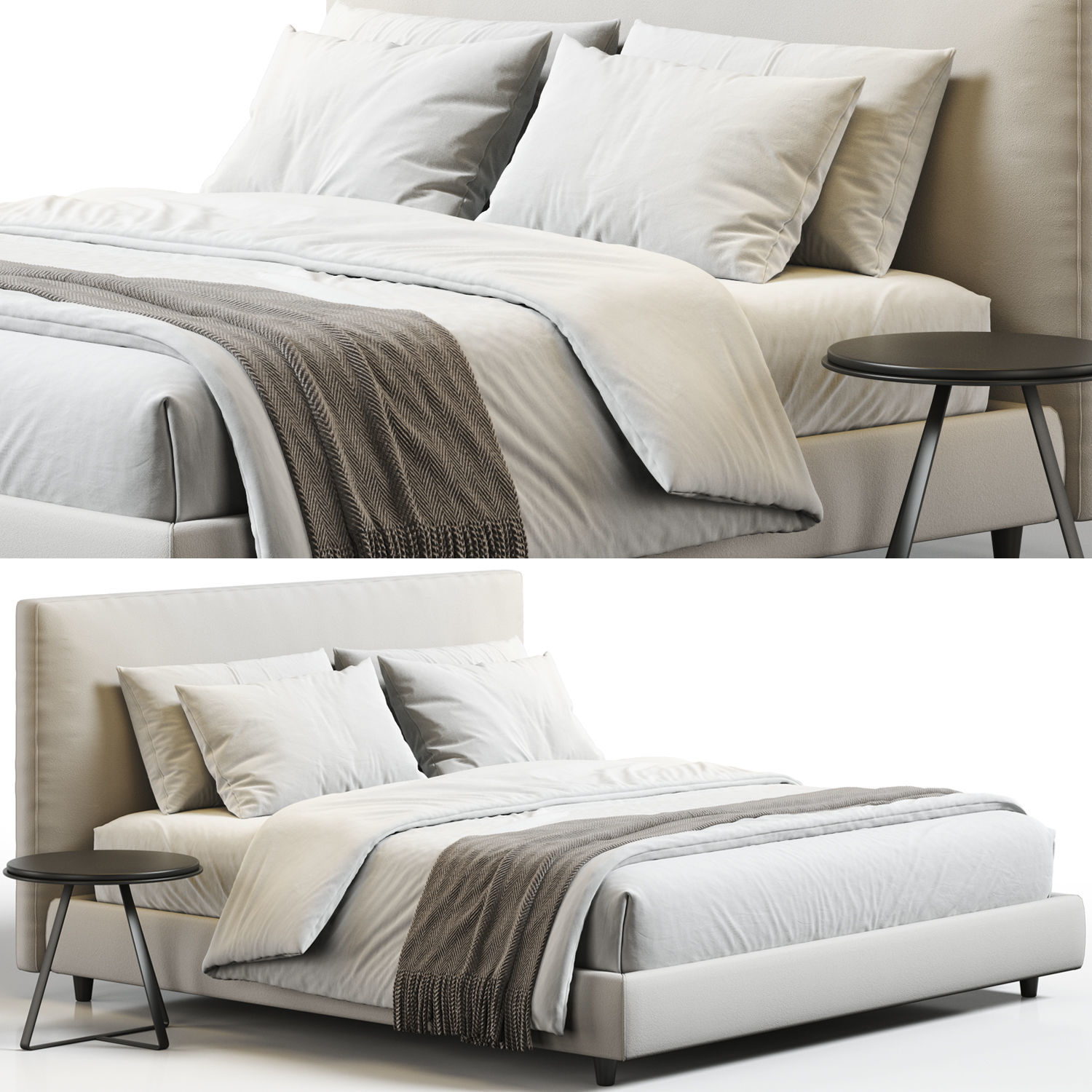 Dunvik Bed 3D model_5