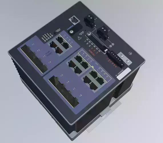 IE 4000 Switch 3D Model