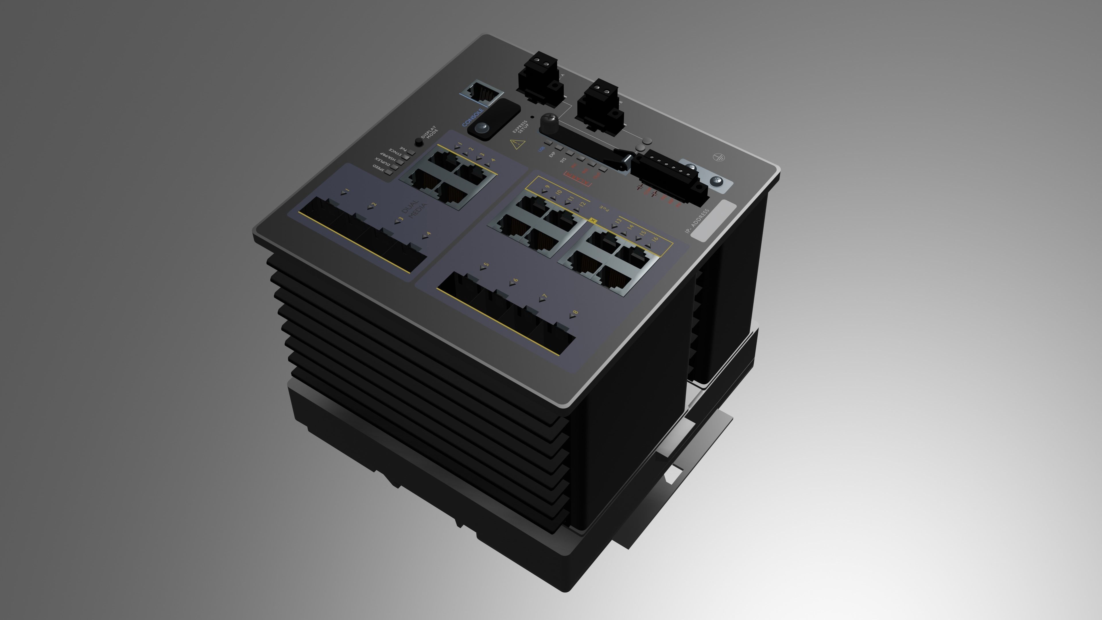 IE 4000 Switch 3D Model 3D model_1