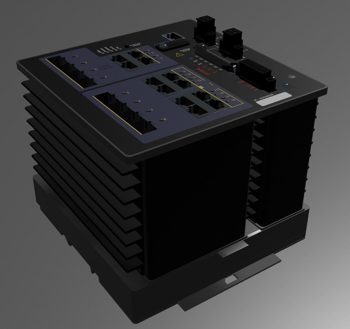 IE 4000 Switch 3D Model 3D model_2