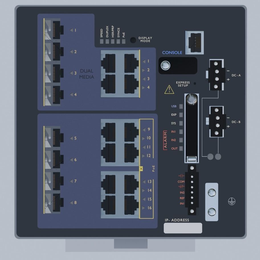IE 4000 Switch 3D Model 3D model_3