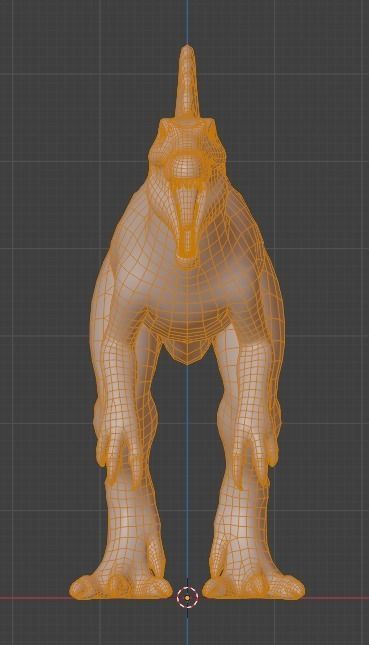 SPINOSAURUS Low-poly 3D model_4