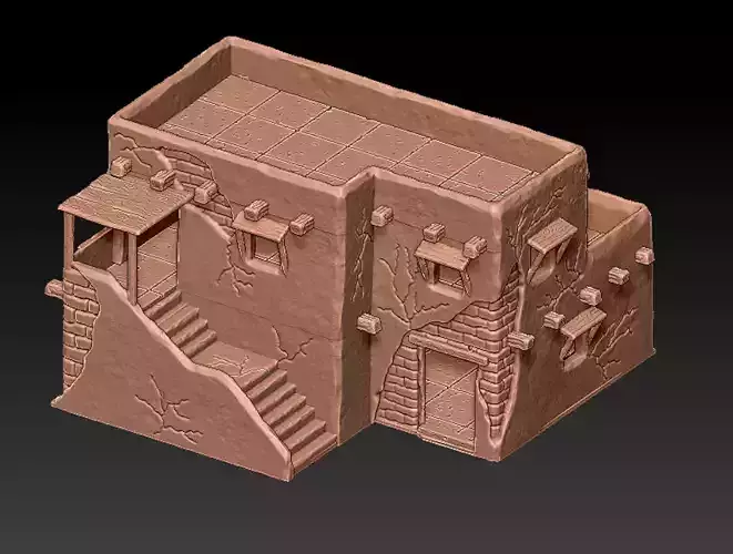 Terrain Scenery - Desert House 7 -