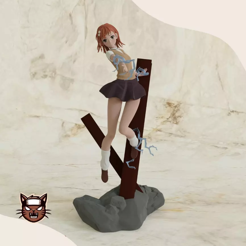 MIKOTO MISAKA - A CERTAIN SCIENTIFIC RAILGUN 3D print model