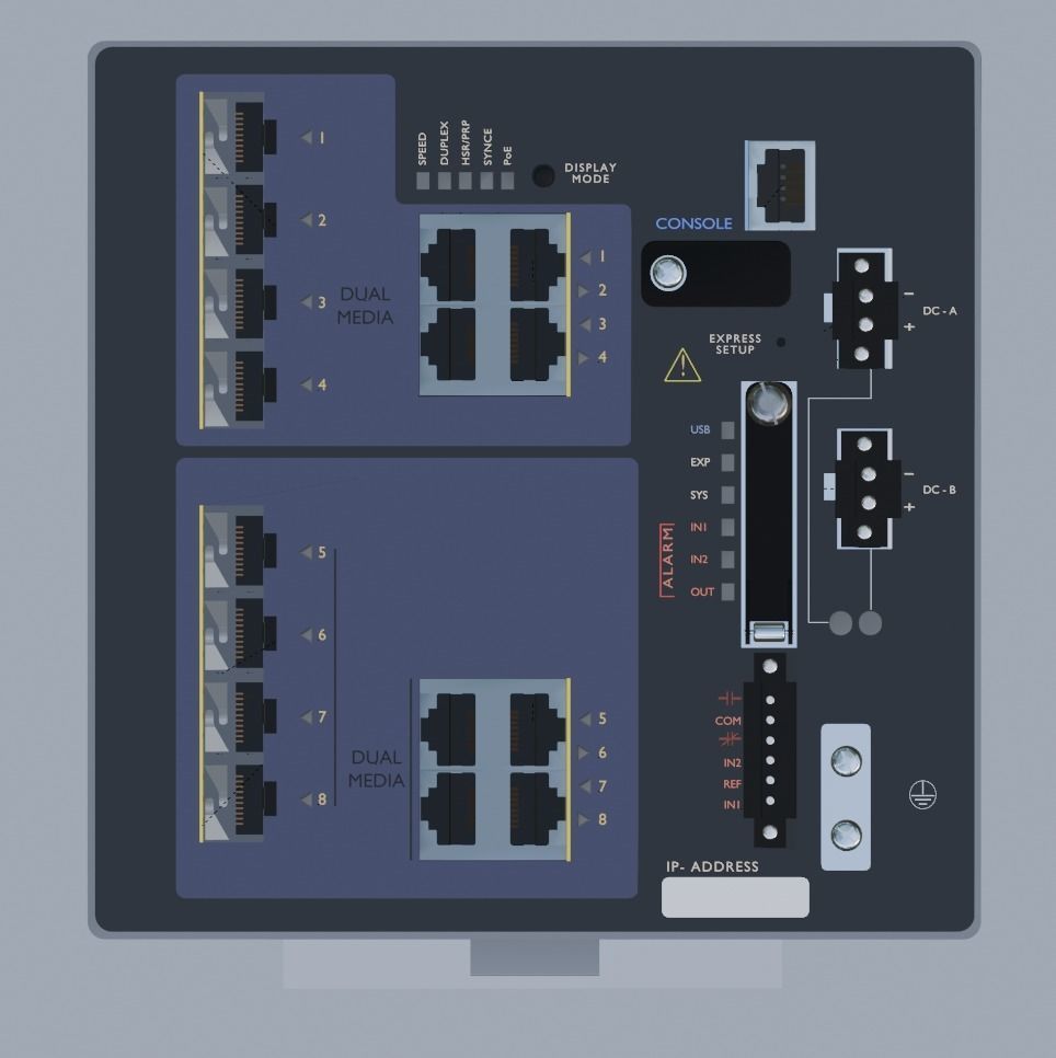 IE 4000 Switch 3D Model 3D model_3