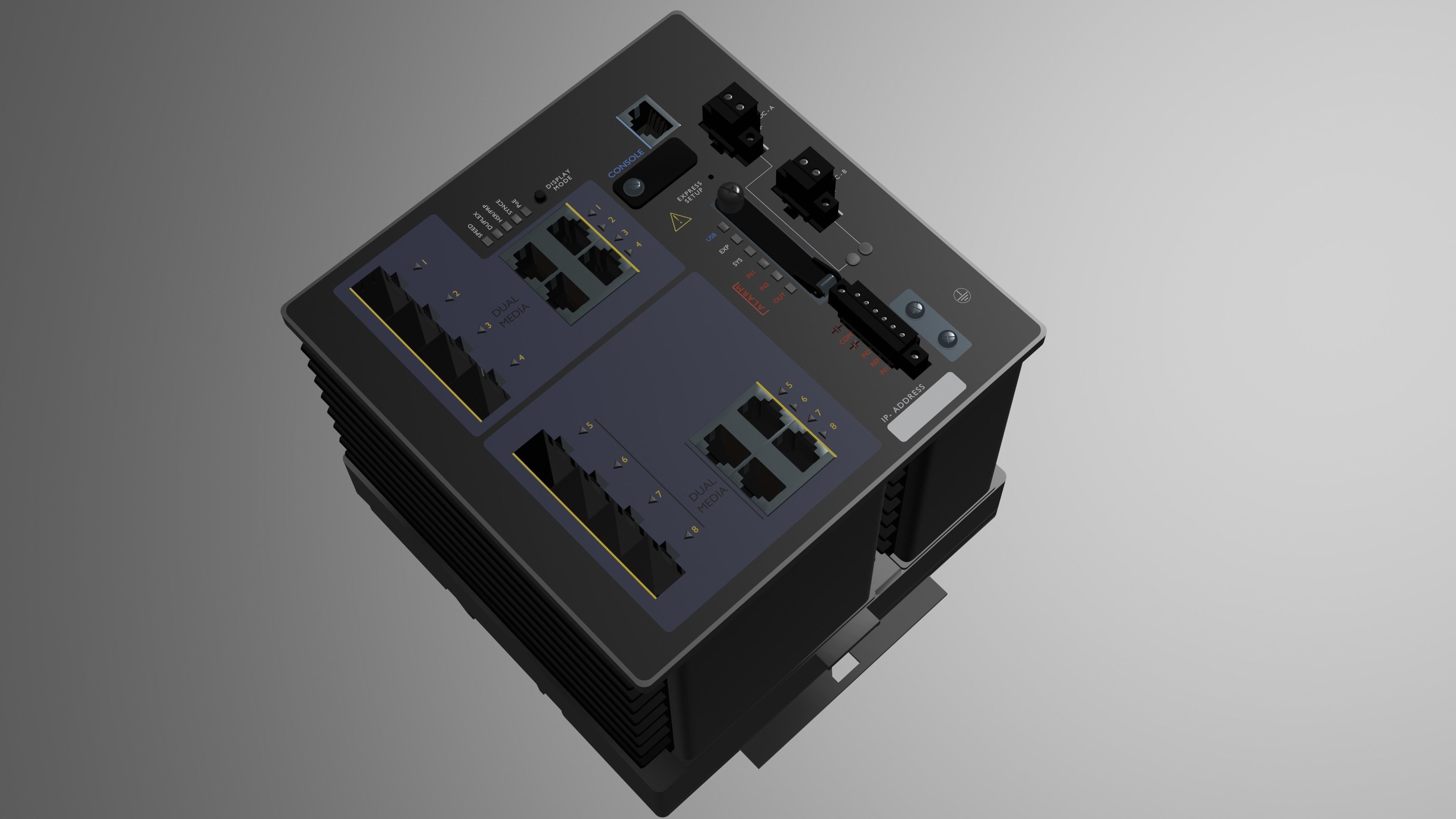 IE 4000 Switch 3D Model 3D model_1