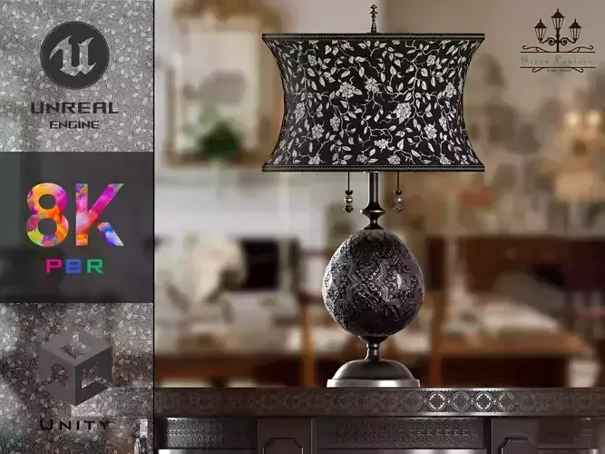 Lampshade-GL01-Black