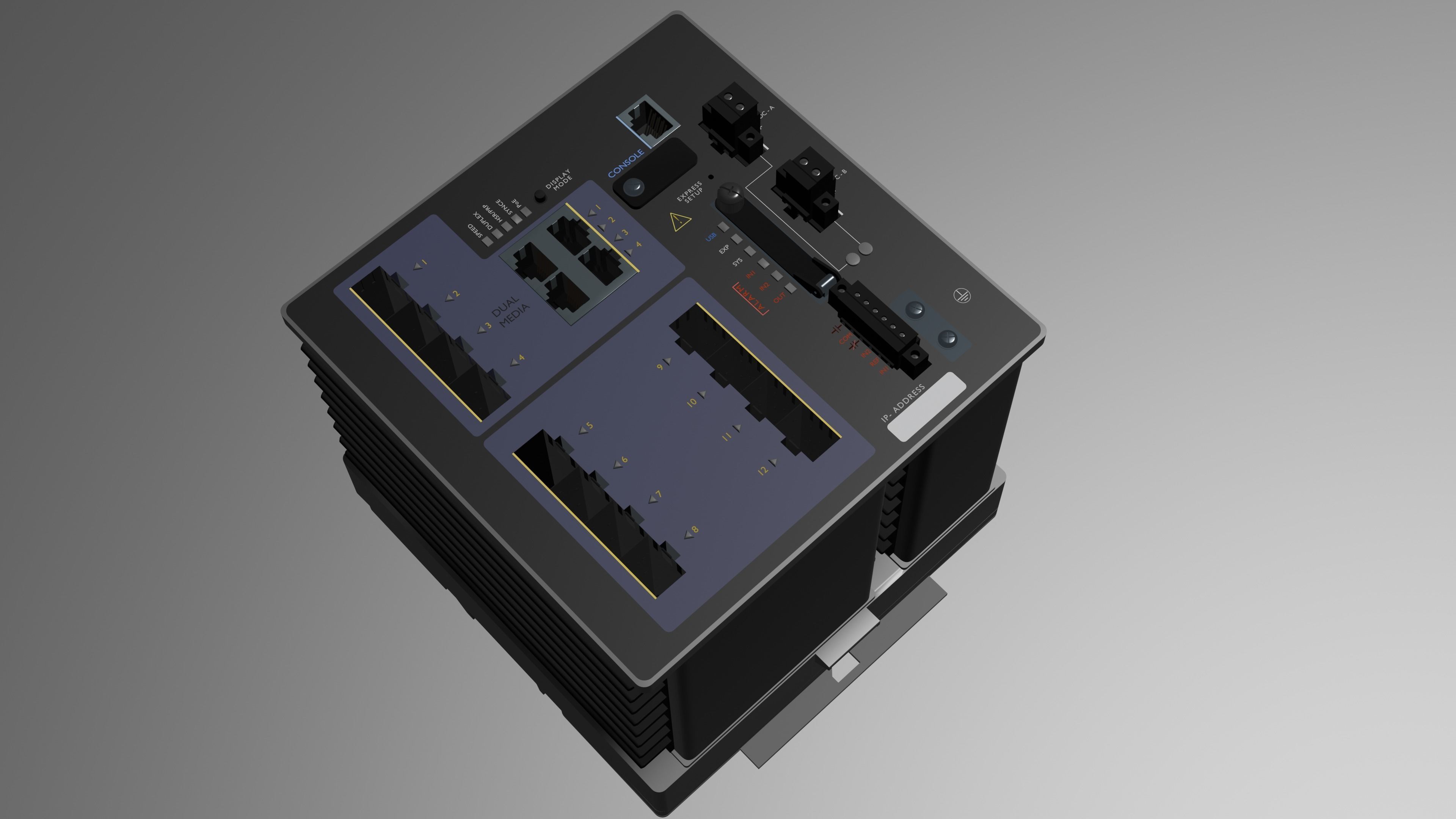 IE 4000 Switch 3D Model 3D model_1