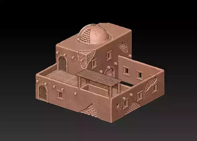 Terrain Scenery - Desert House 8 -