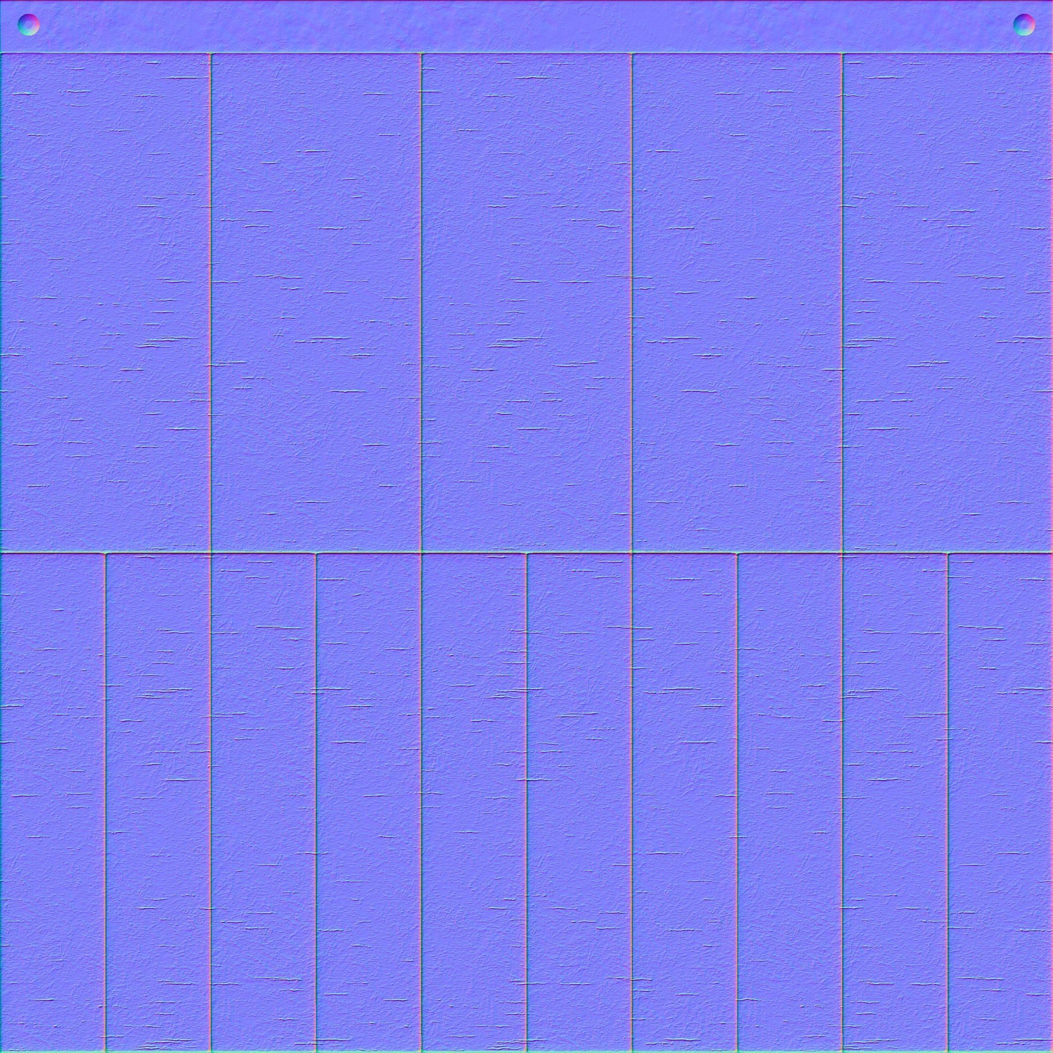 Old Wooden Barrel Low-poly 3D model_8