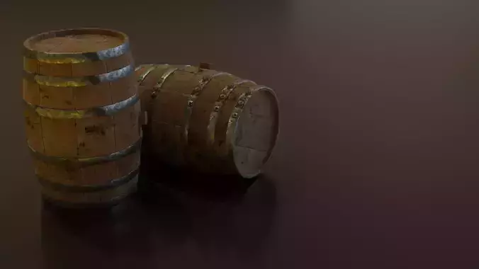 Old Wooden Barrel